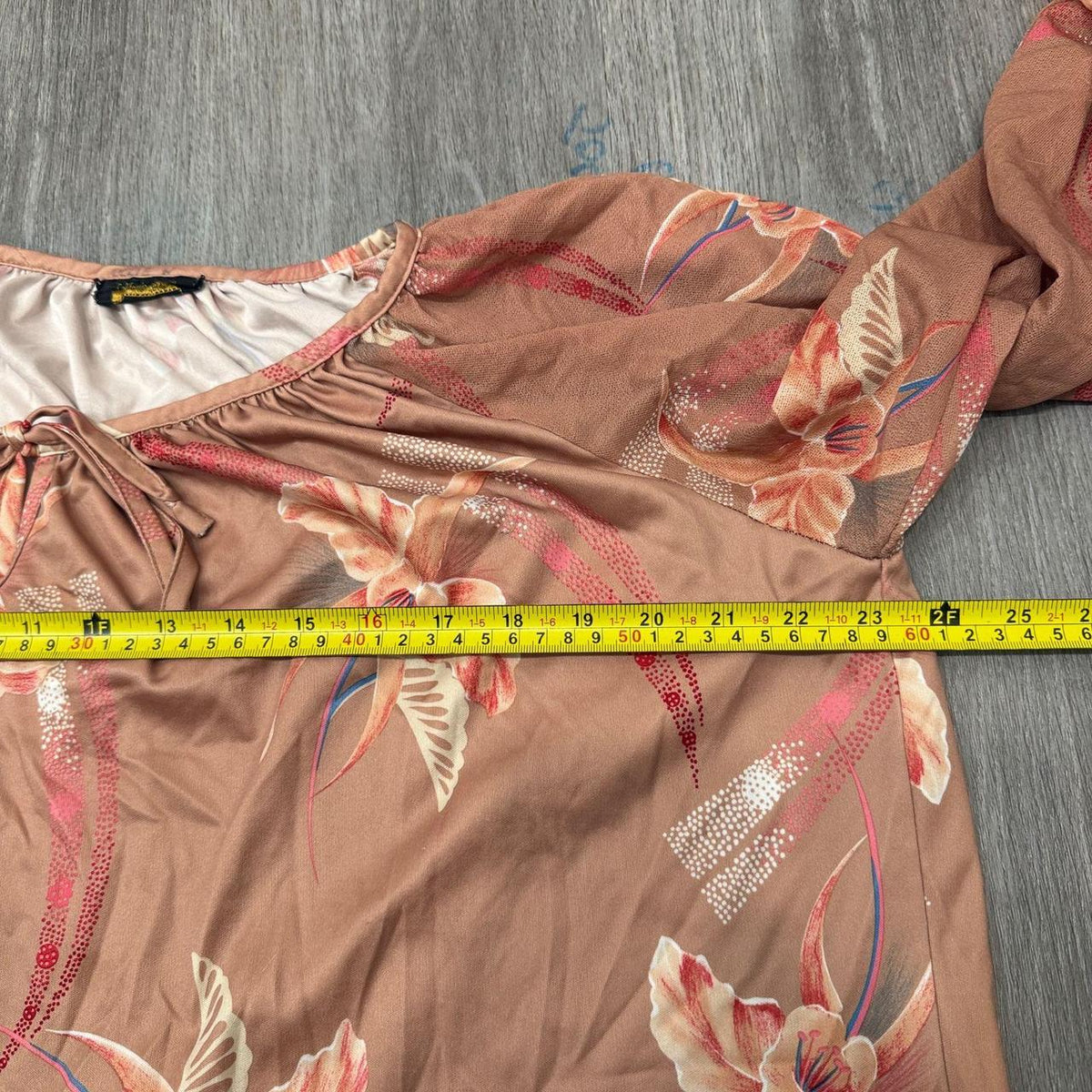 Vintage Y2K 2000's Rampage Floral Graphic Peasant Blouse