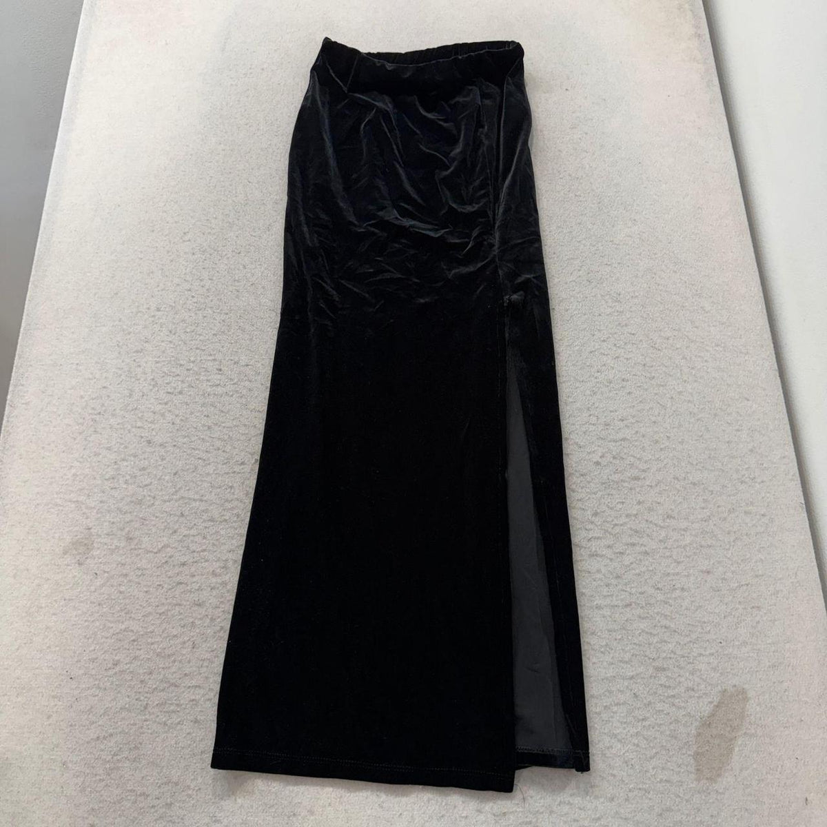Vintage Y2K 2000's Women's Black Velvet Grunge Jeans