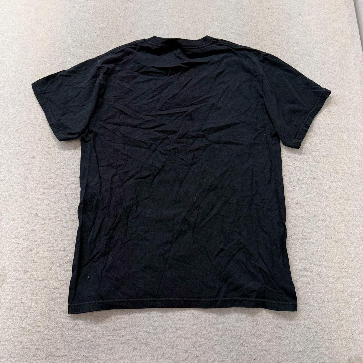 Vintage Y2K 2000's Black Faded Grunge Ace of Spades Graphic Tee