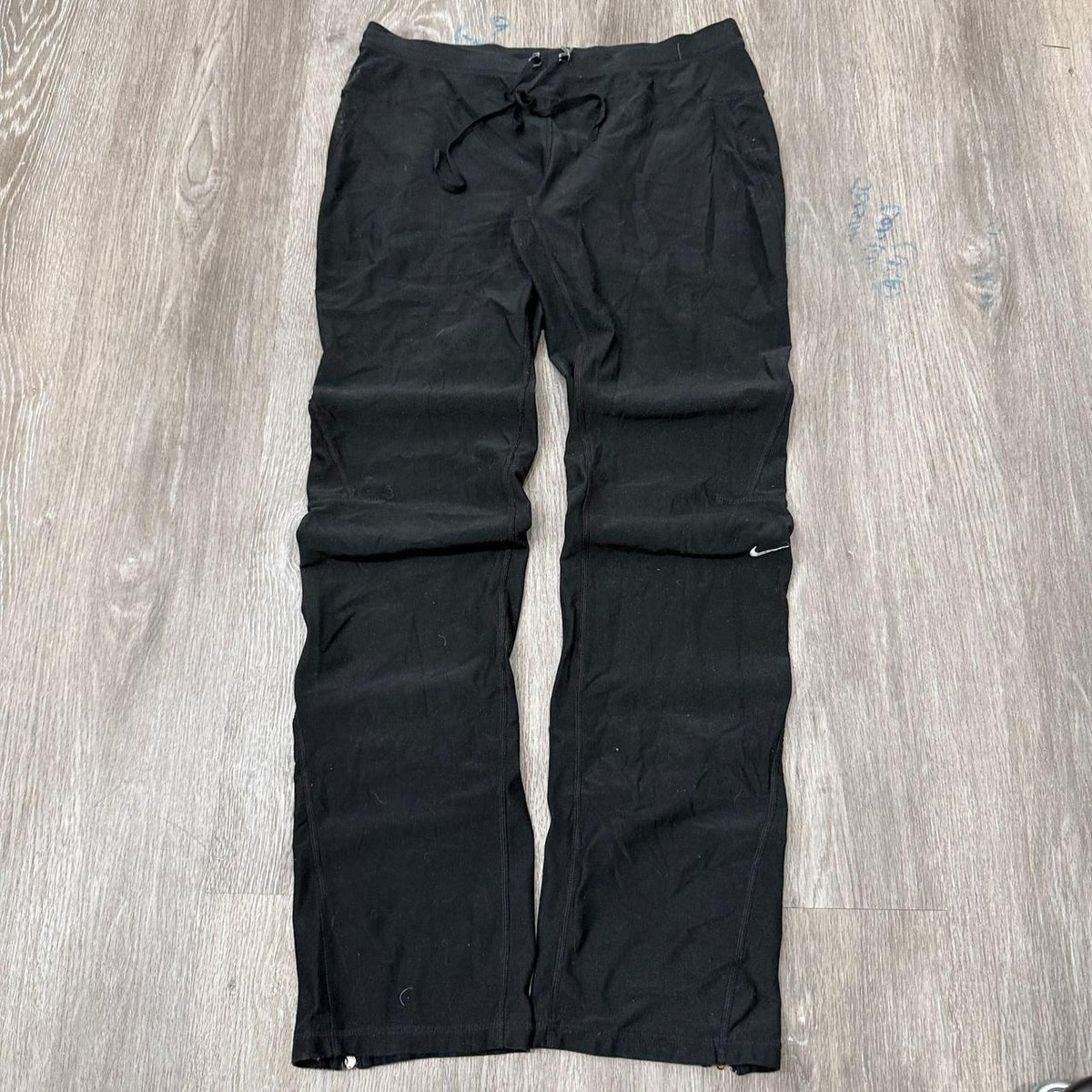 Vintage Y2K 2000's Nike Black Baggy Cargo Convertible Pants