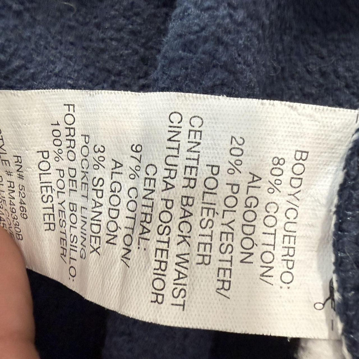 Vintage Y2K 2000's Russell Navy Baggy Sweatpants