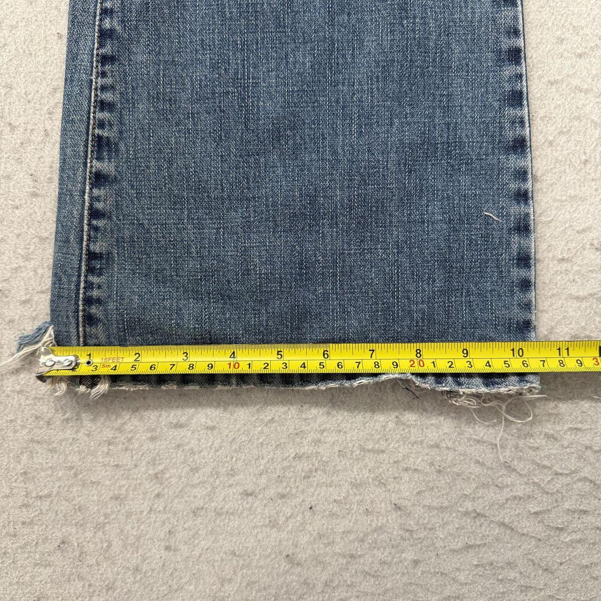 Vintage Y2K 2000's Women's Low Rise Faded Flare Jeans
