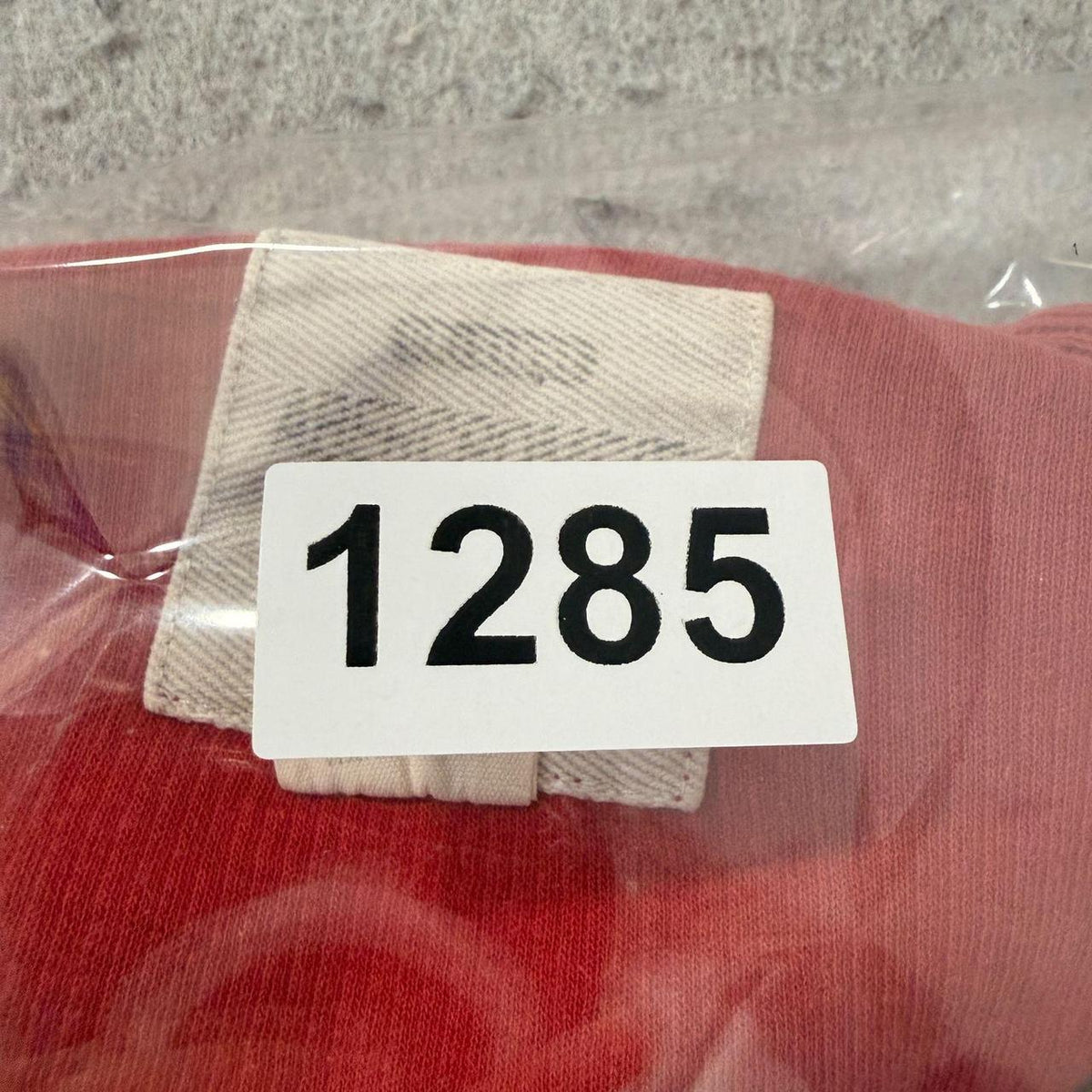 Vintage Y2K 2000's Women's Red Boxy Henley Long Sleeve Top