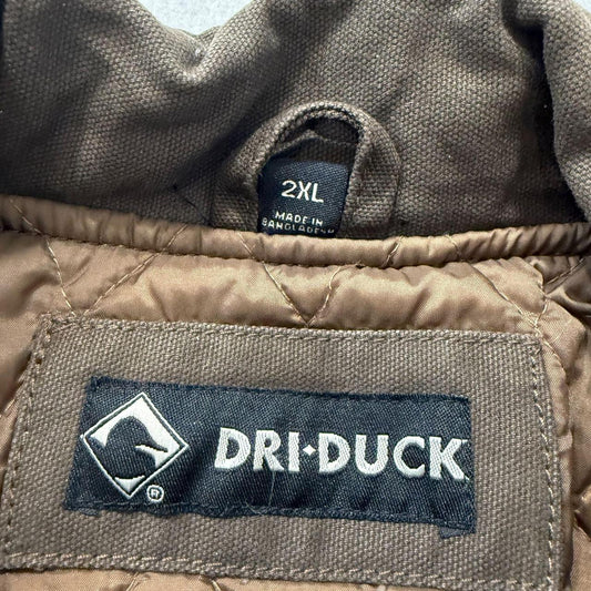 Vintage Y2K 2000's Carhartt Brown Work Jacket Faded Oversized