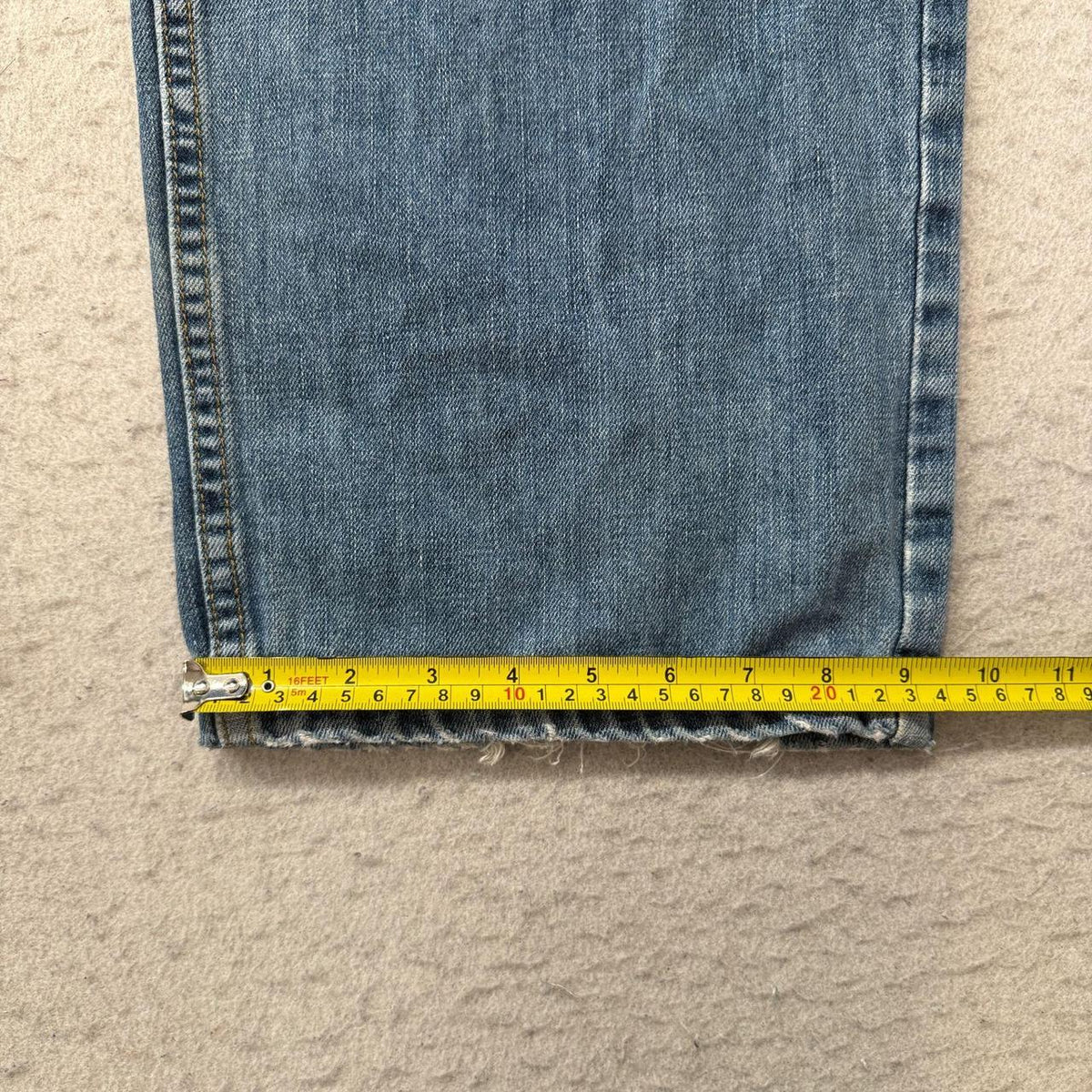 Vintage Y2K 2000's Faded Distressed Open Leg Jeans