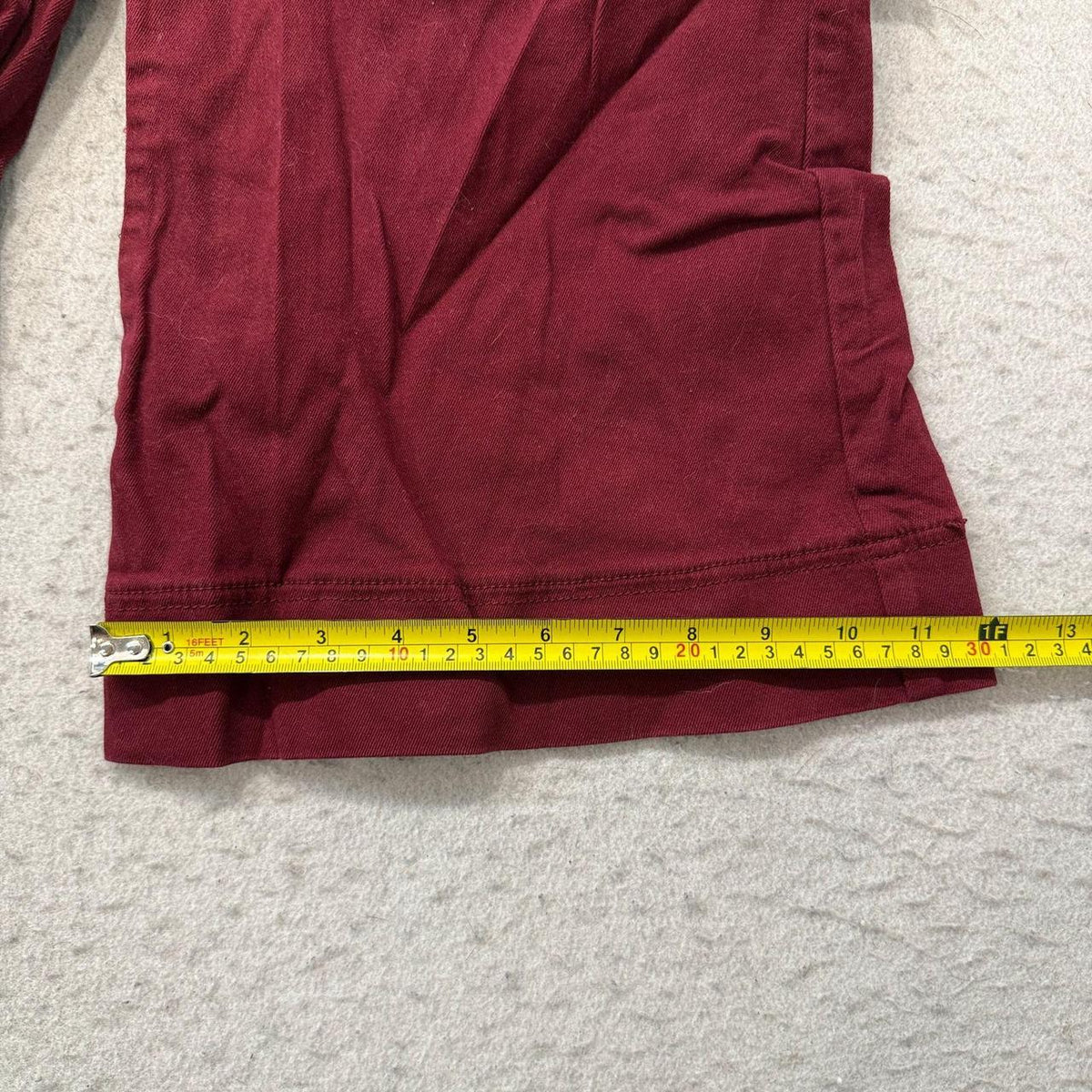 Vintage Y2K 2000's Women's Burgundy Flare Corduroy Pants