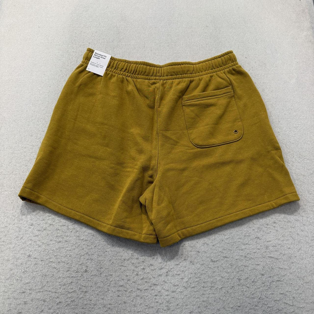 Vintage Y2K 2000's Nike Mustard Yellow Baggy Sweat Shorts