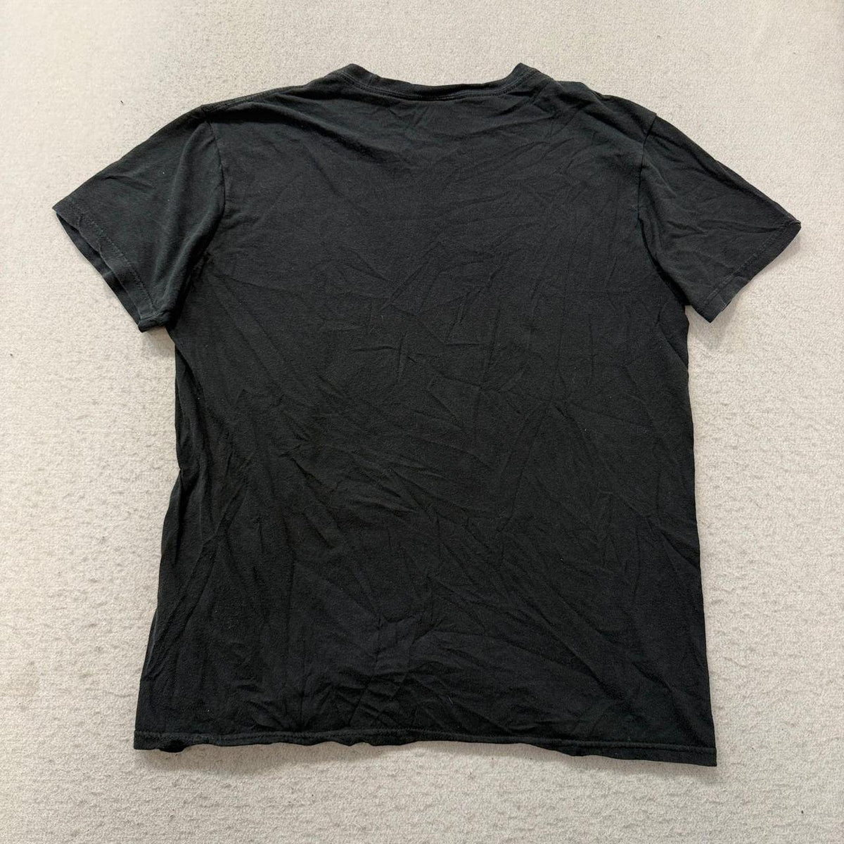 Vintage Y2K 2000's Ramones Black Faded Distressed Graphic Tee