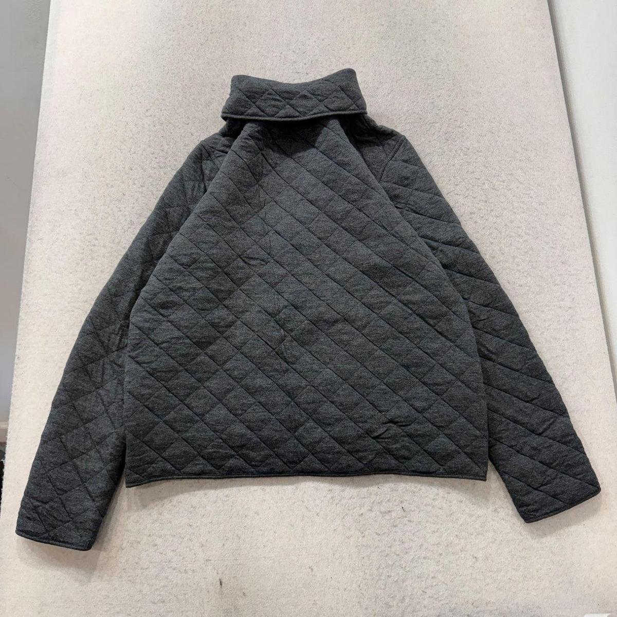 Vintage Y2K 2000's Banana Republic Charcoal Boxy Quilted Jacket