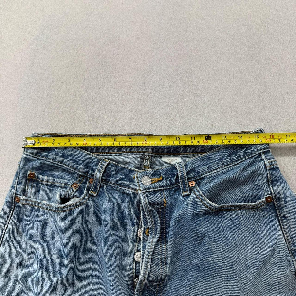 Vintage 90s Distressed Faded Open Leg Jeans