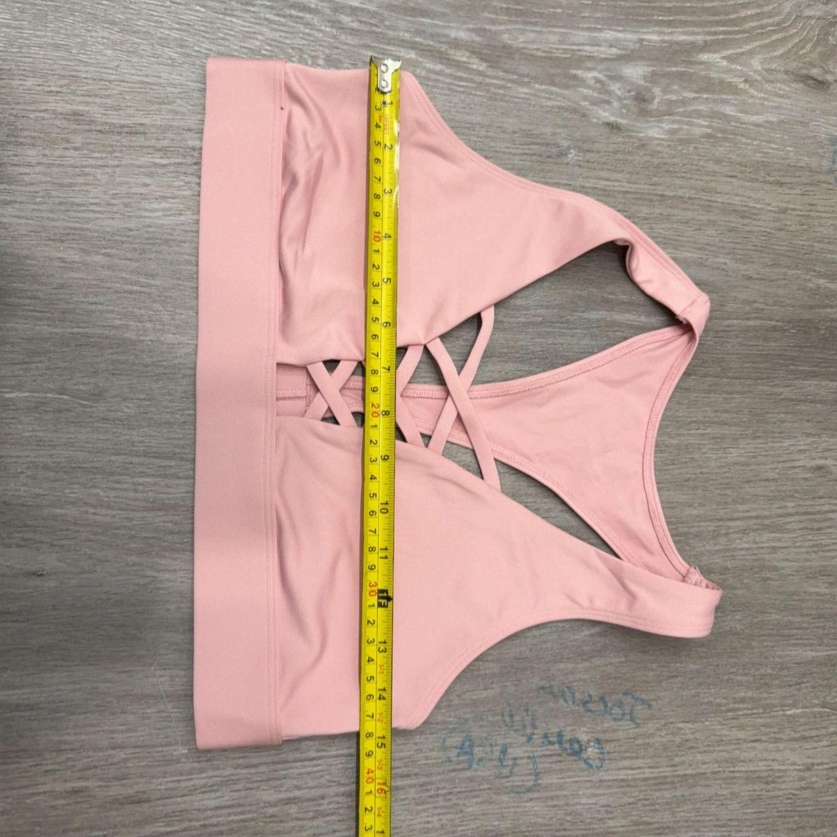 Vintage Y2K 2000's Women's Victoria's Secret PINK Pink Lace-Up Sports Bra