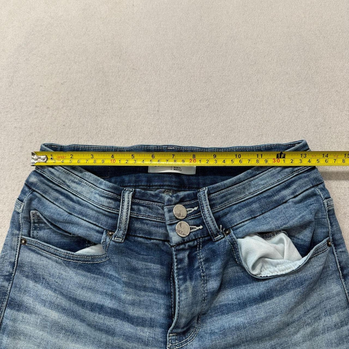Vintage Y2K 2000's Women's BKE Faded Bootcut Jeans