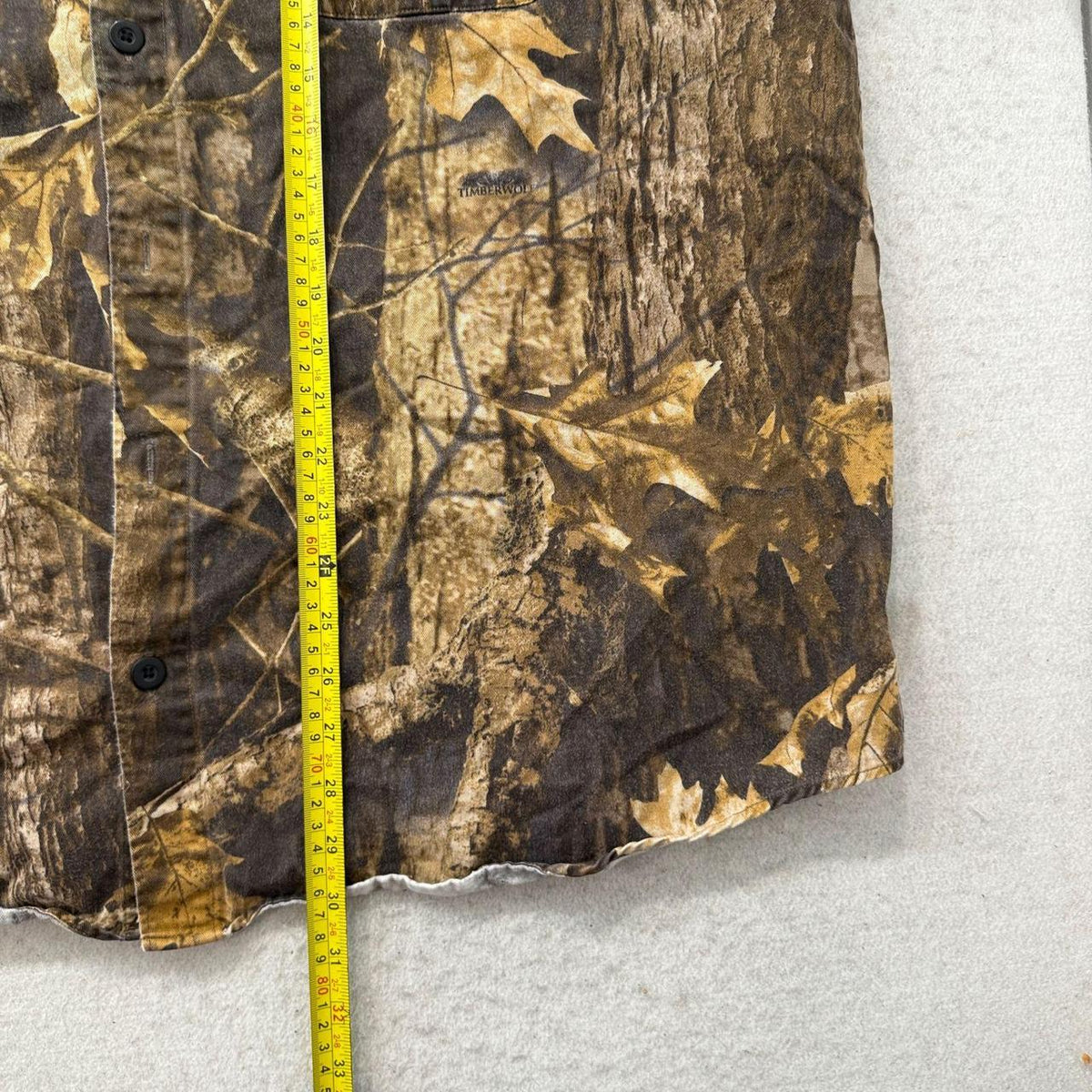 Vintage Y2K 2000's Columbia Brown Camo Faded Button Up Shirt