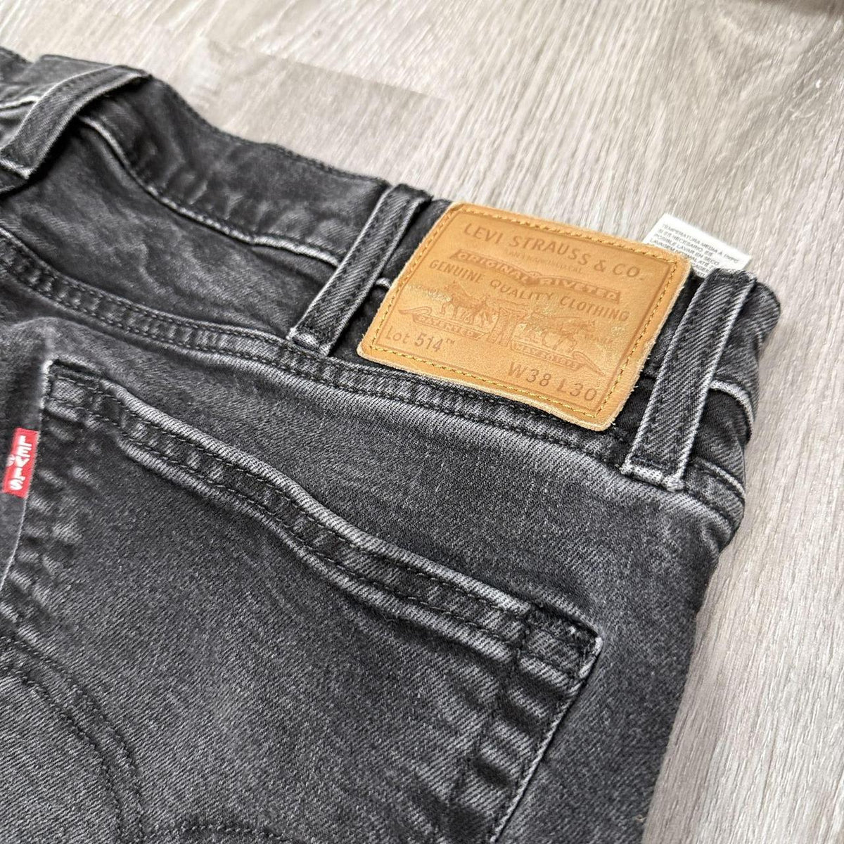 Vintage Y2K 2000's Faded Open Leg Black Jeans