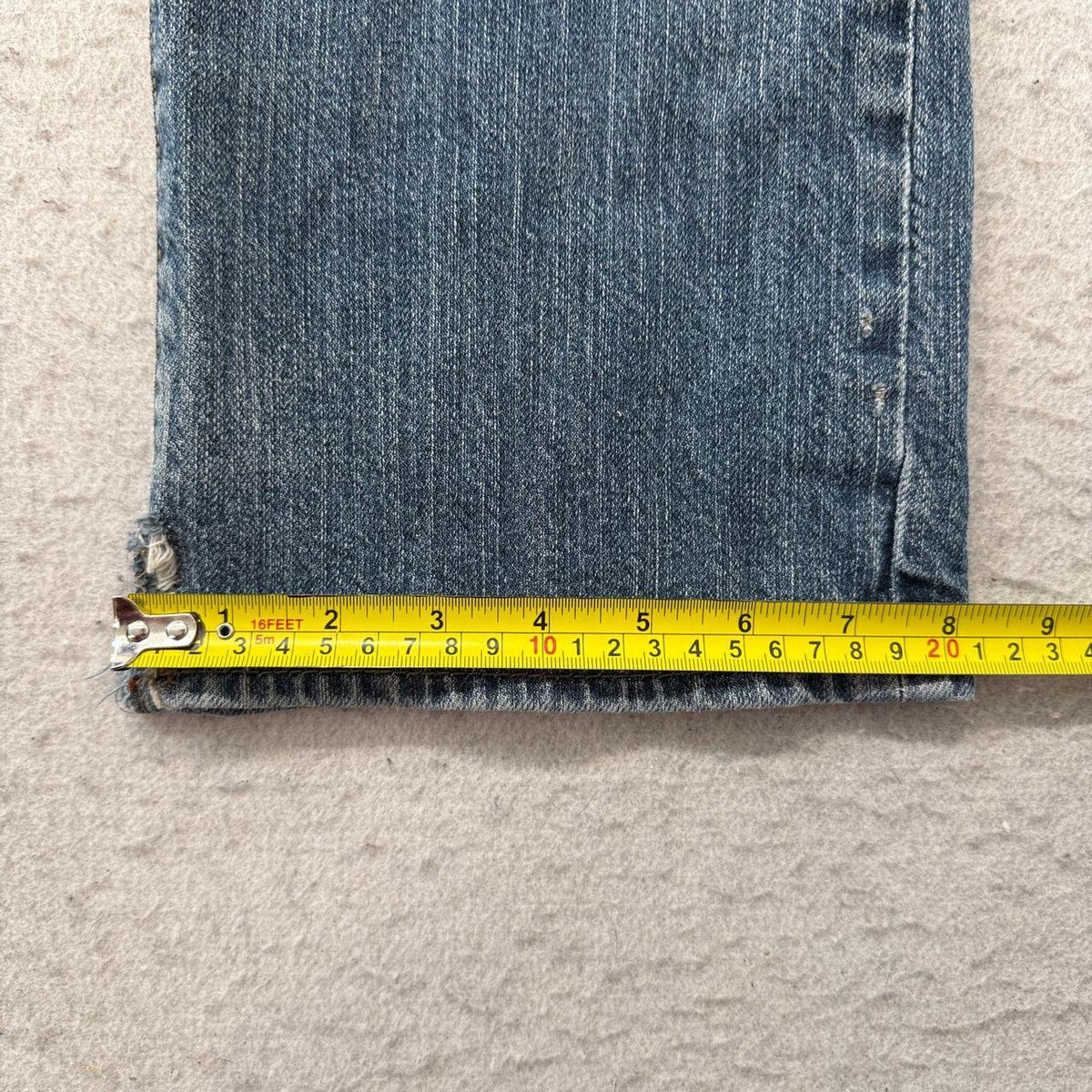 Vintage Y2K 2000's Faded Open Leg Distressed Jeans