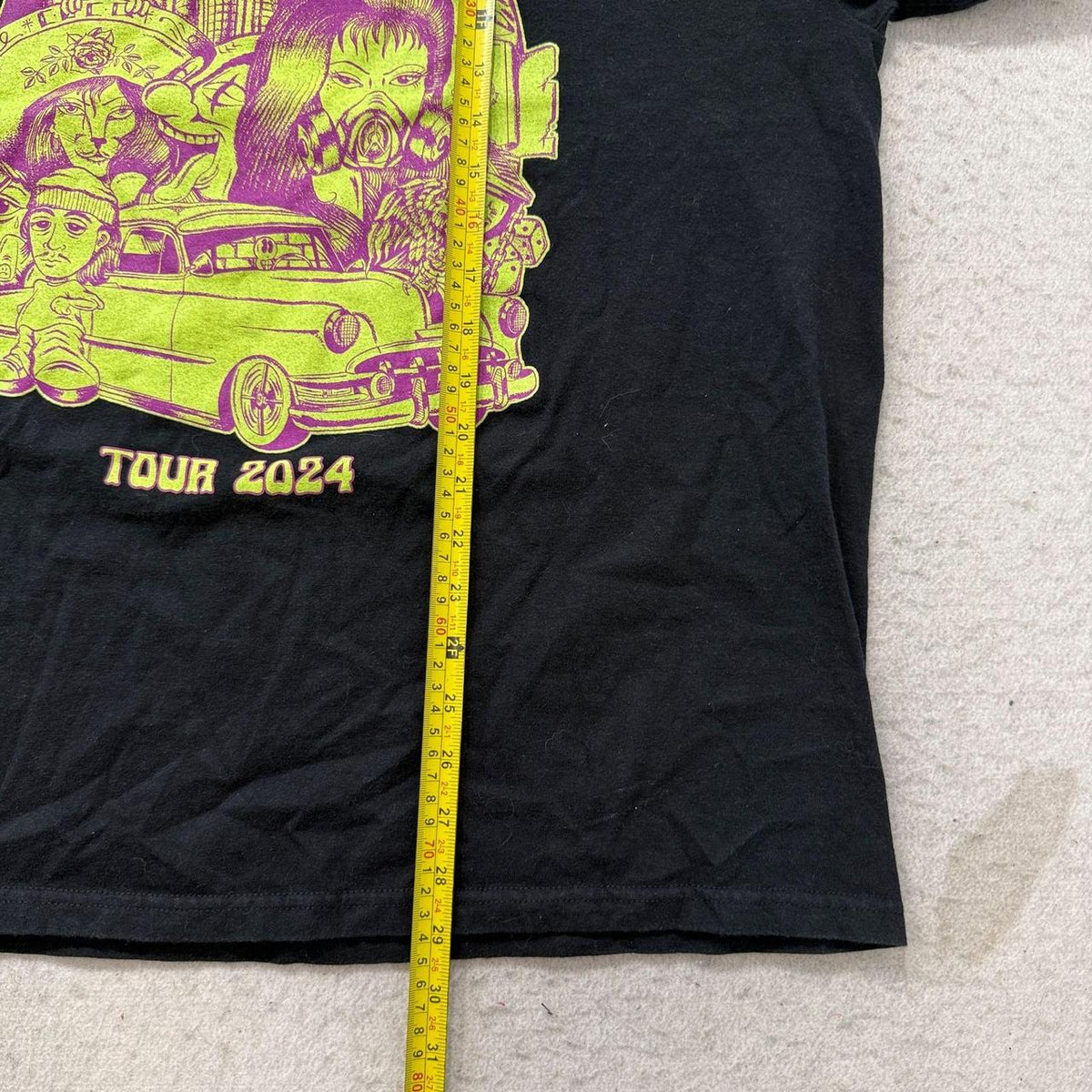 Vintage Y2K 2000's Cuico Black Graphic Tee Lowrider Tour 2024