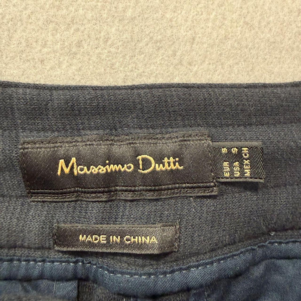 Vintage Y2K 2000's Massimo Dutti Navy Baggy Track Pants