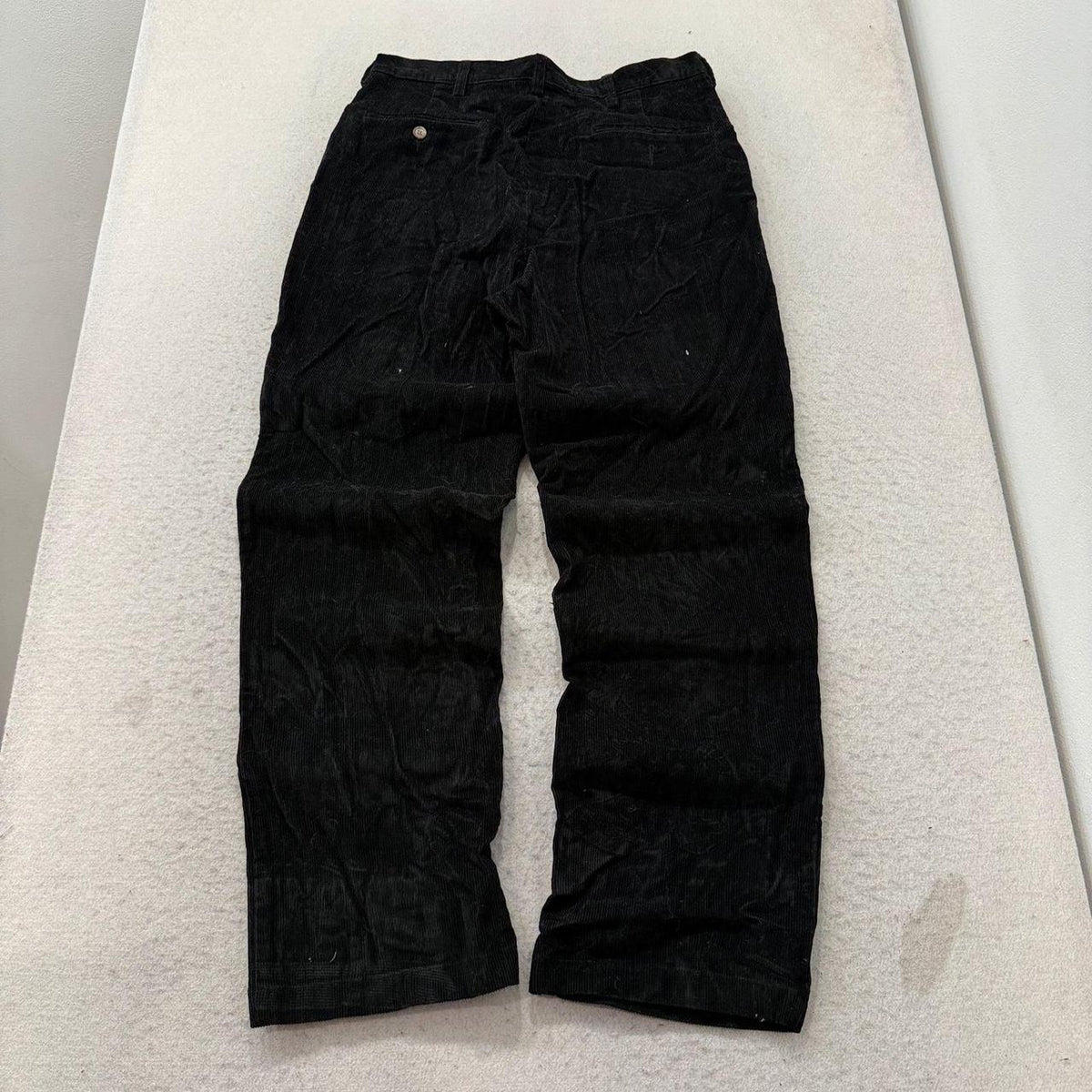 Vintage Y2K 2000's Black Baggy Corduroy Pants