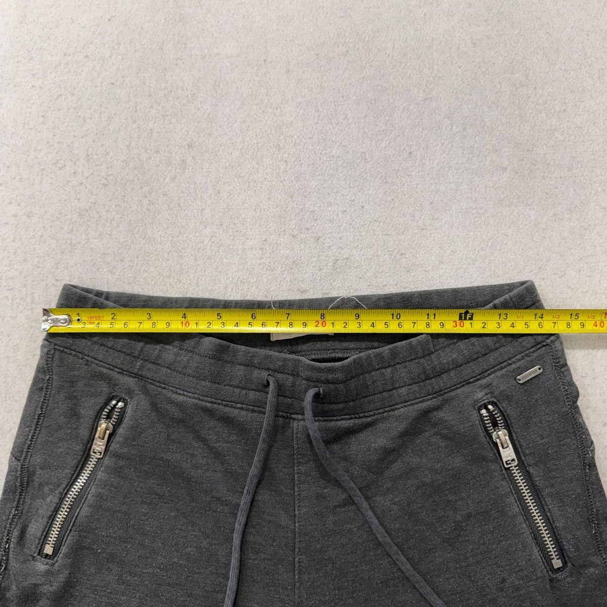 Vintage Y2K 2000's Women's Hollister Charcoal Grey Baggy Track Pants