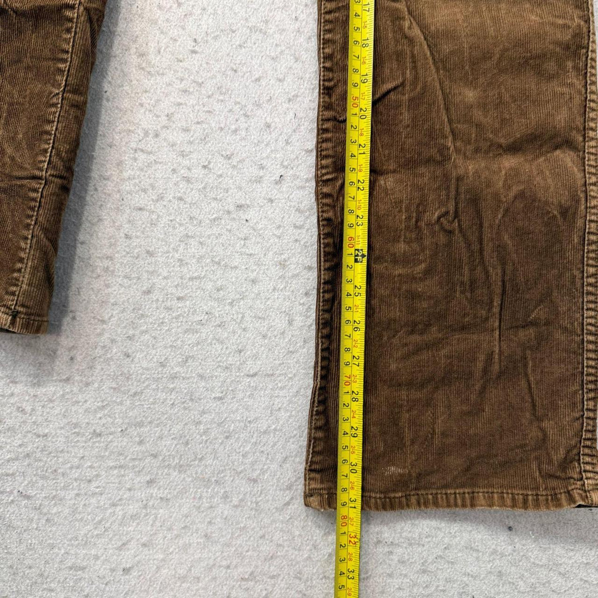 Vintage Y2K 2000's Brown Faded Open Leg Corduroy Pants
