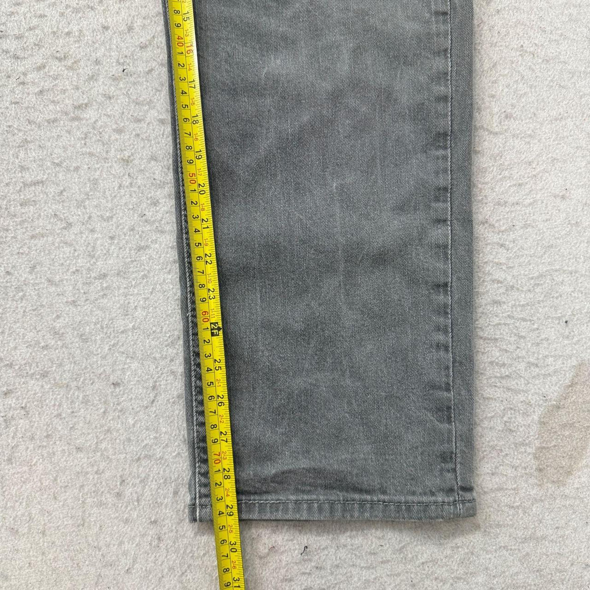 Vintage Y2K 2000's Faded Open Leg Grey Jeans