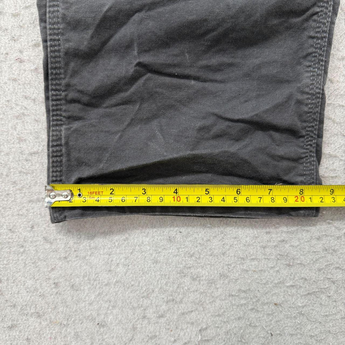 Vintage Y2K 2000's Ariat Charcoal Grey Baggy Cargo Pants
