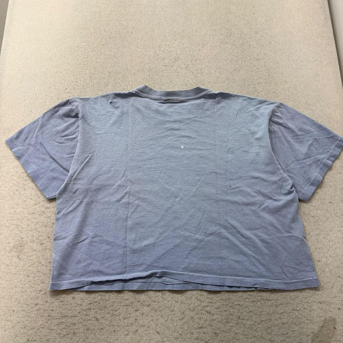 Vintage Y2K 2000's OBEY Light Blue Boxy Distressed Graphic Tee