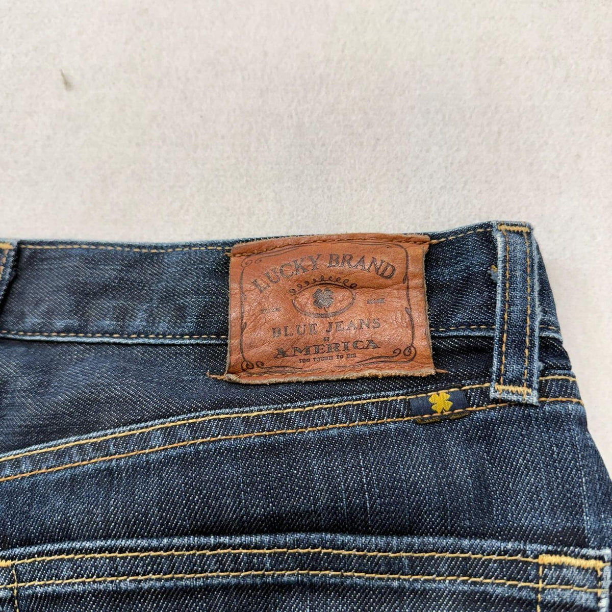 Vintage Y2K 2000's Lucky Brand Dark Wash Open Leg Jeans