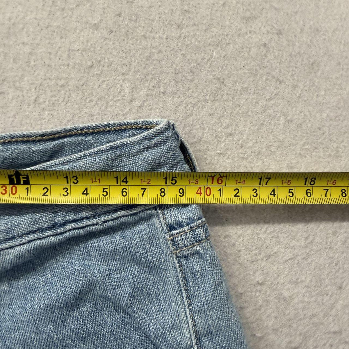 Vintage 90s Levi's Faded Baggy Open Leg Denim Shorts