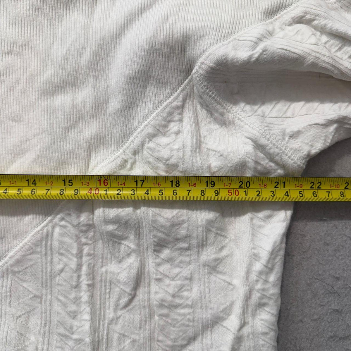 Vintage 90s Boxy Cream Blank Turtleneck Sweatshirt