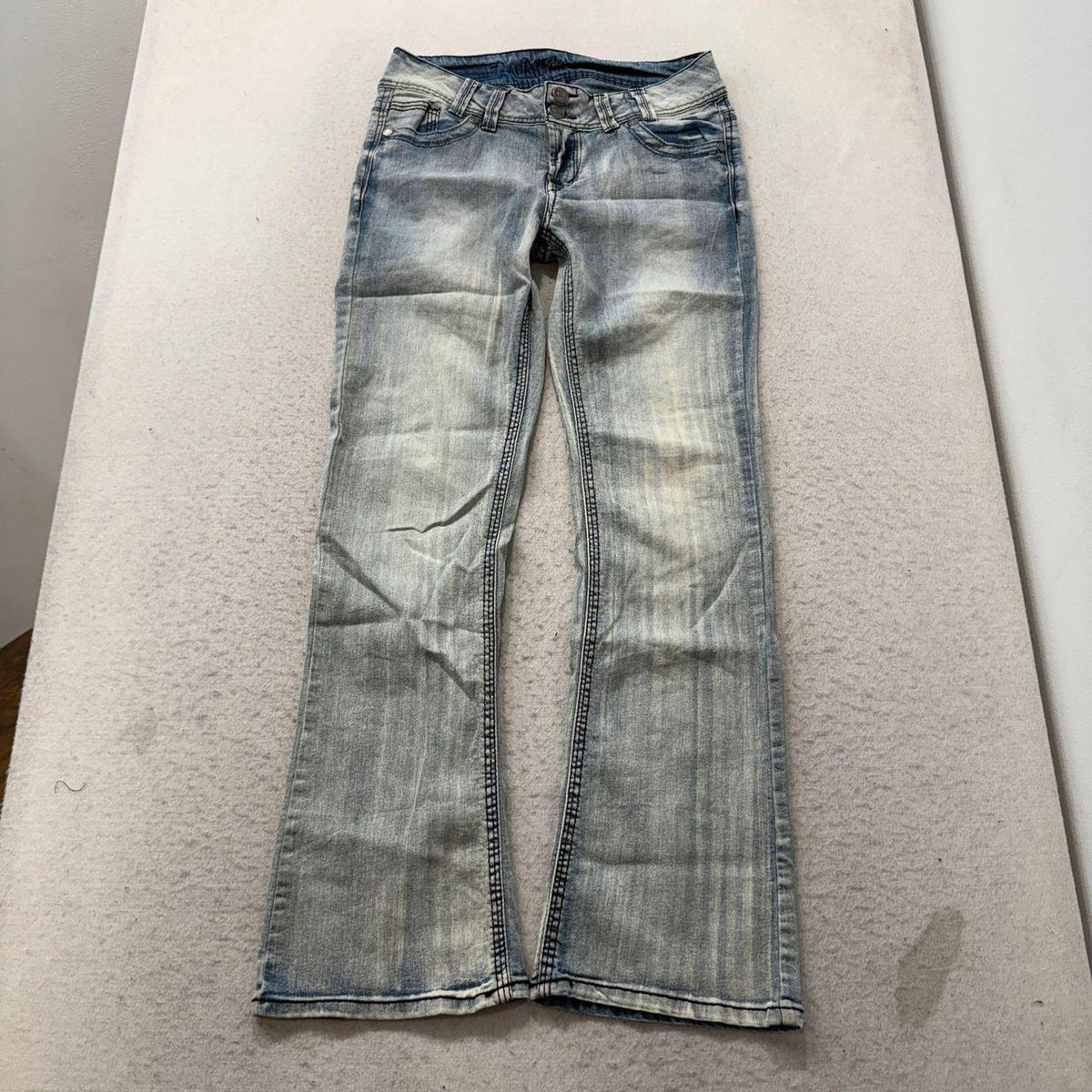 Vintage Y2K 2000's Hollister Faded Open Leg Jeans