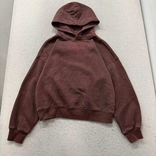 Vintage Y2K 2000's Abercrombie Burgundy Oversized Pullover Hoodie