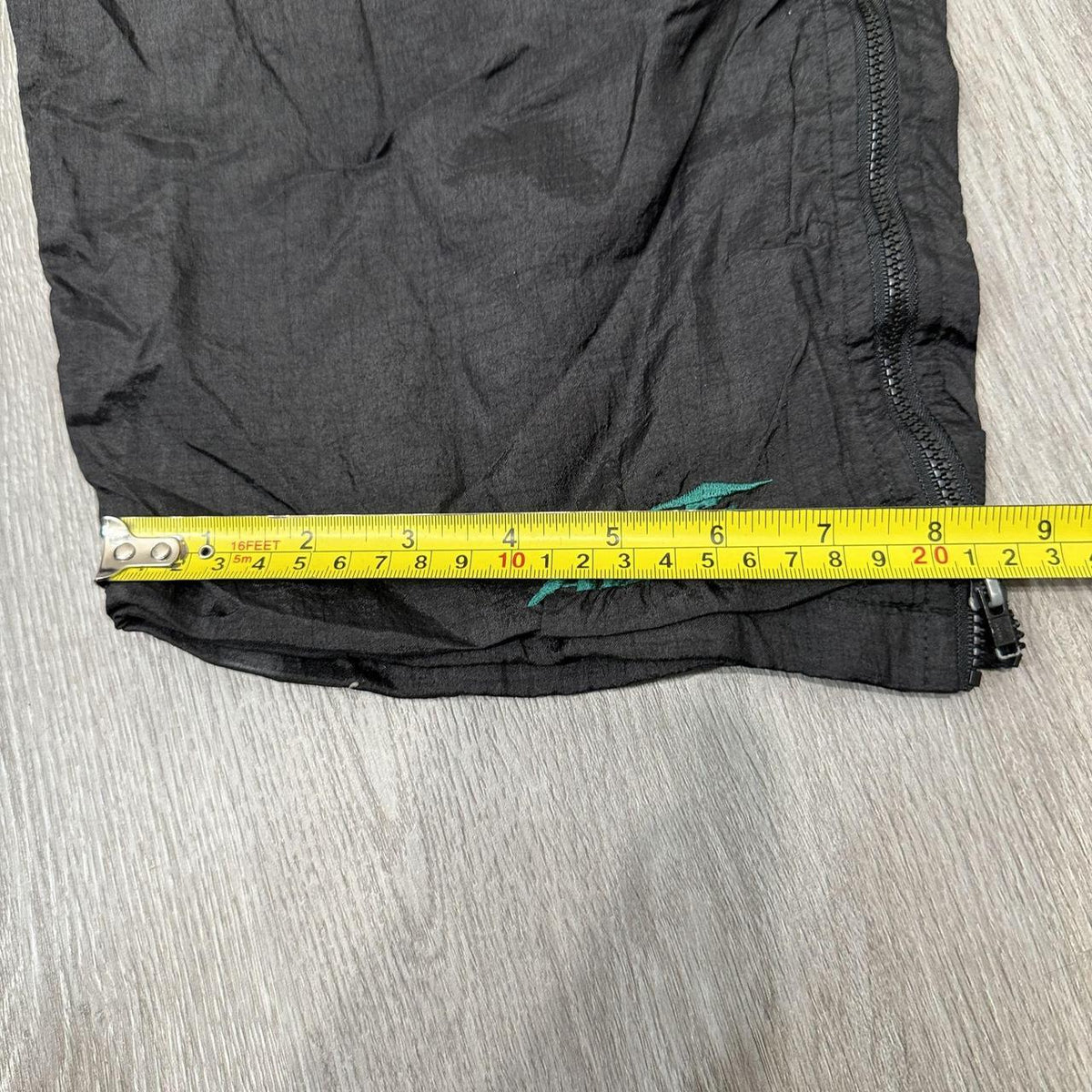 Vintage Y2K 2000's AVIA Black Baggy Track Pants
