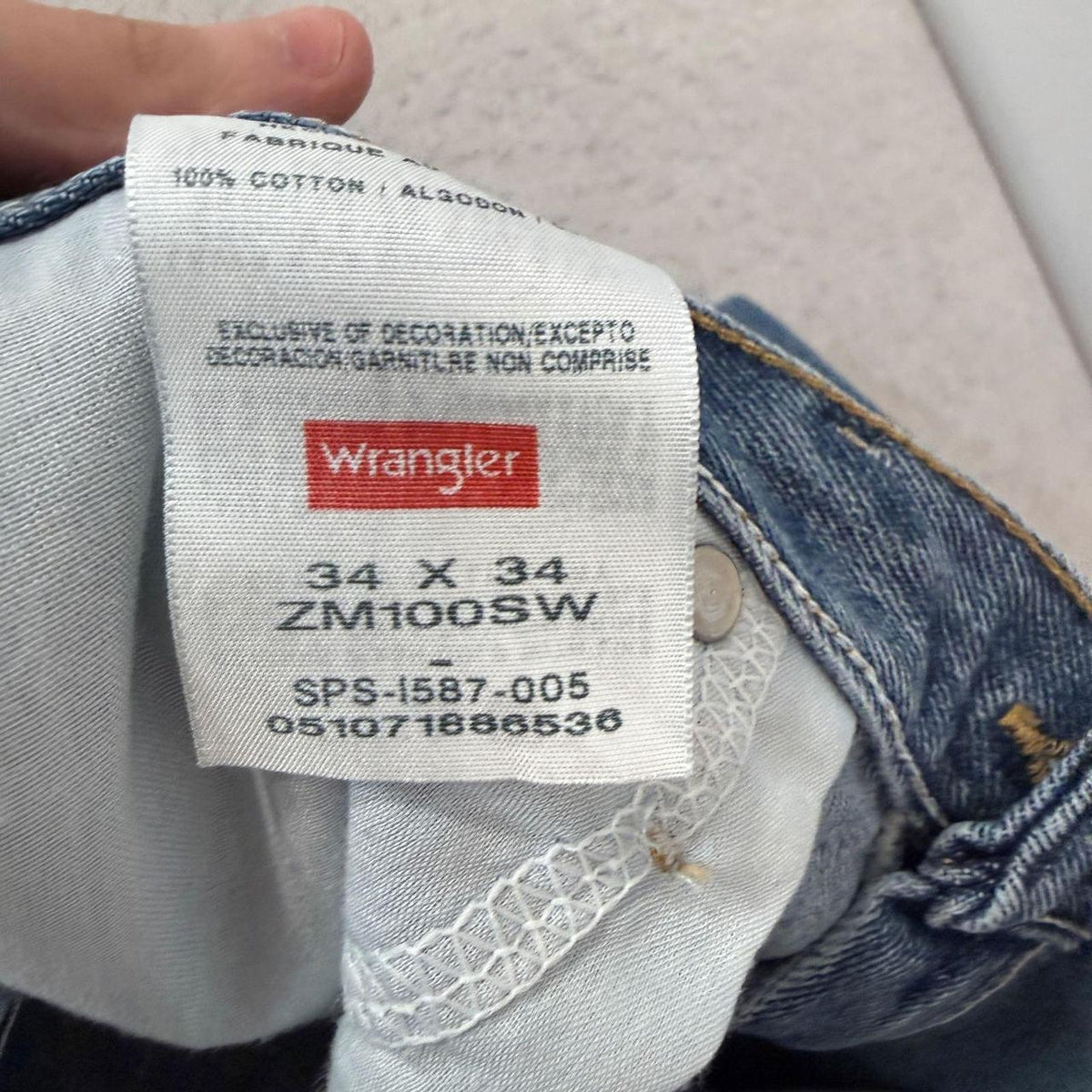 Vintage 90s Wrangler Faded Open Leg Jeans