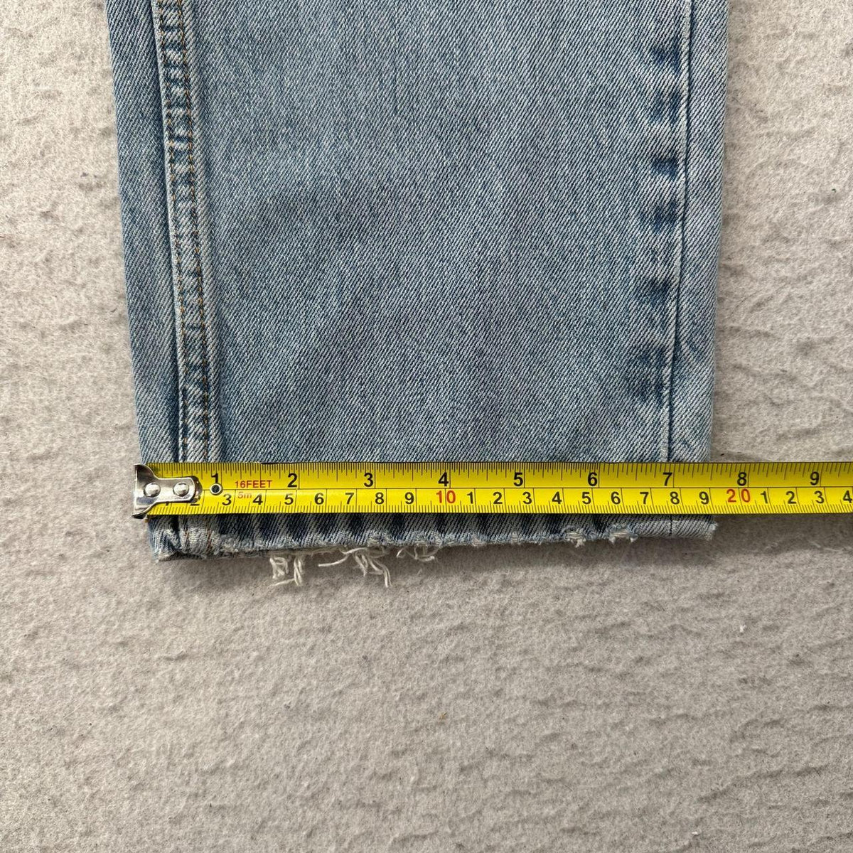 Vintage 90s Distressed Faded Open Leg Jeans