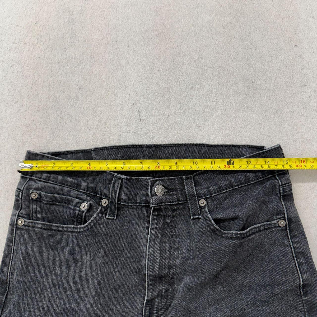Vintage Y2K 2000's Faded Open Leg Charcoal Grey Jeans