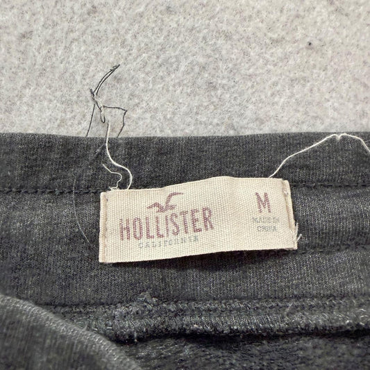 Vintage Y2K 2000's Women's Hollister Charcoal Grey Baggy Track Pants