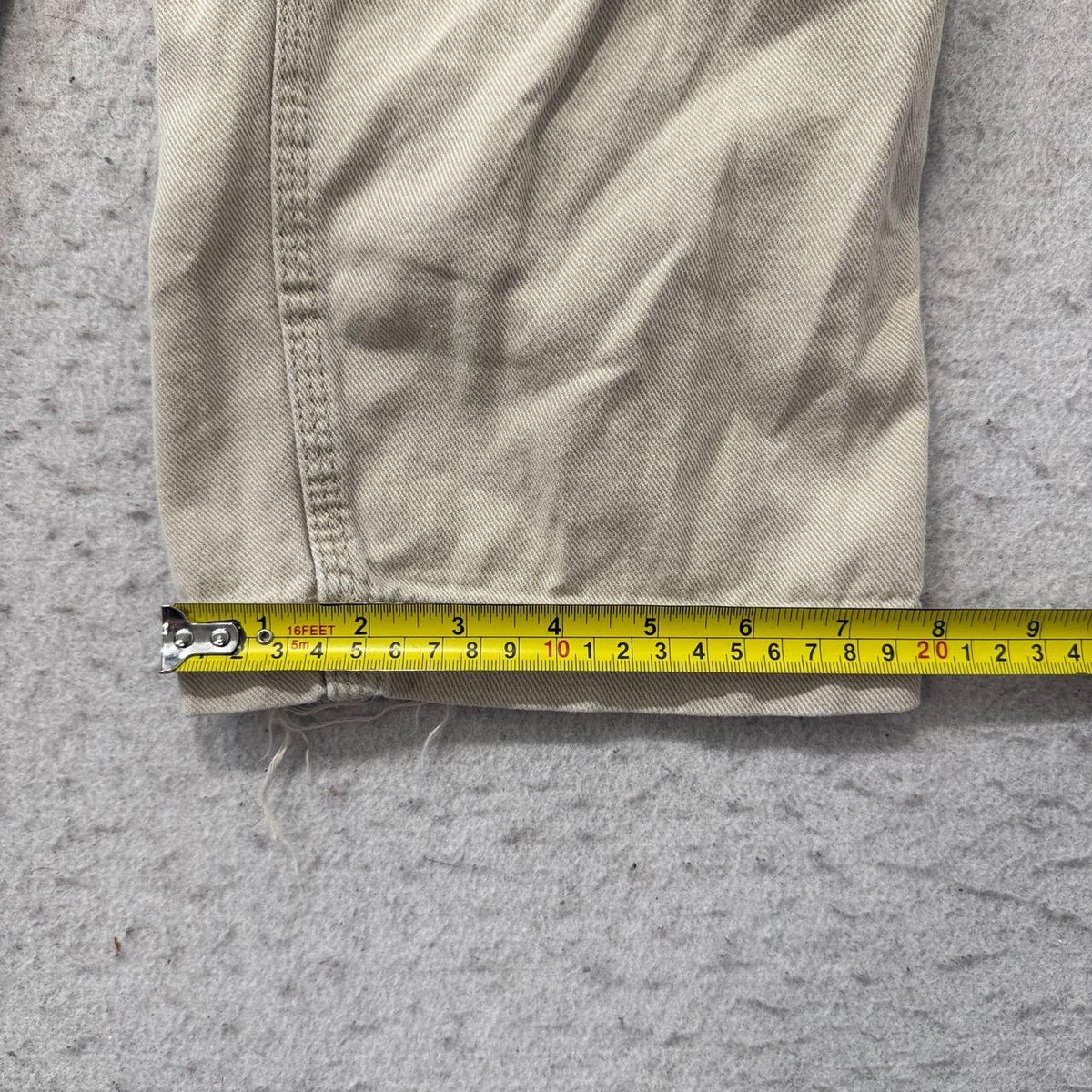 Vintage Y2K 2000's Garage Khaki Baggy Cargo Pants
