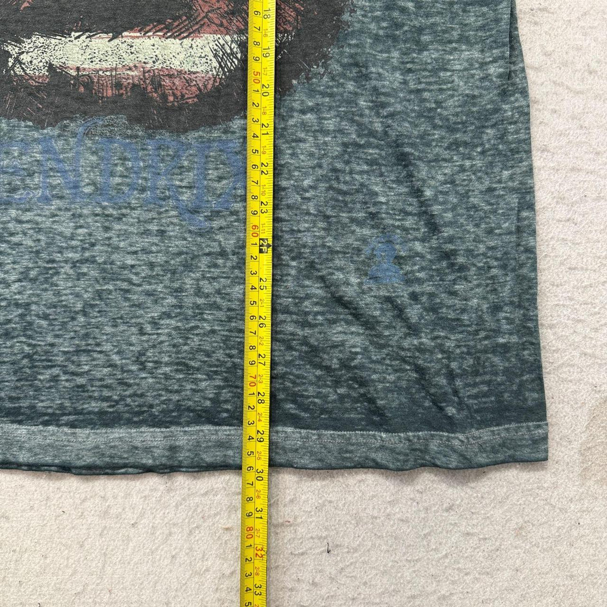 Vintage Y2K 2000's Liquid Blue Grey Faded Distressed Graphic Tee