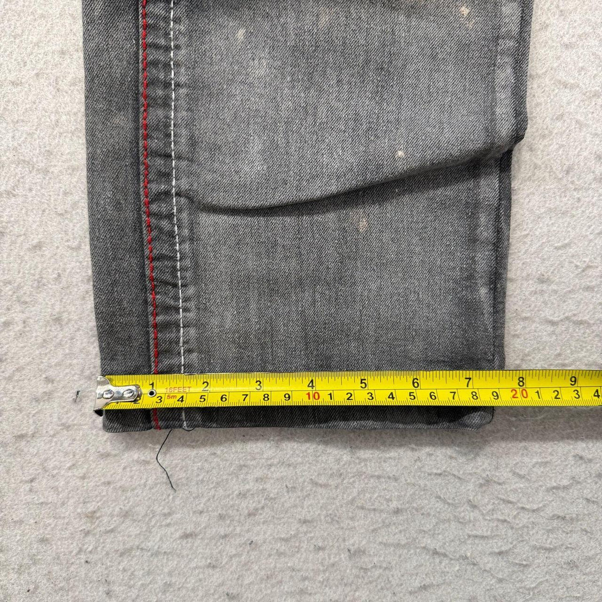 Vintage Y2K 2000's Method Charcoal Faded Open Leg Jeans
