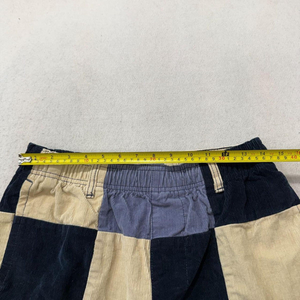 Vintage Y2K 2000's Urban Outfitters Navy Baggy Corduroy Patchwork Pants