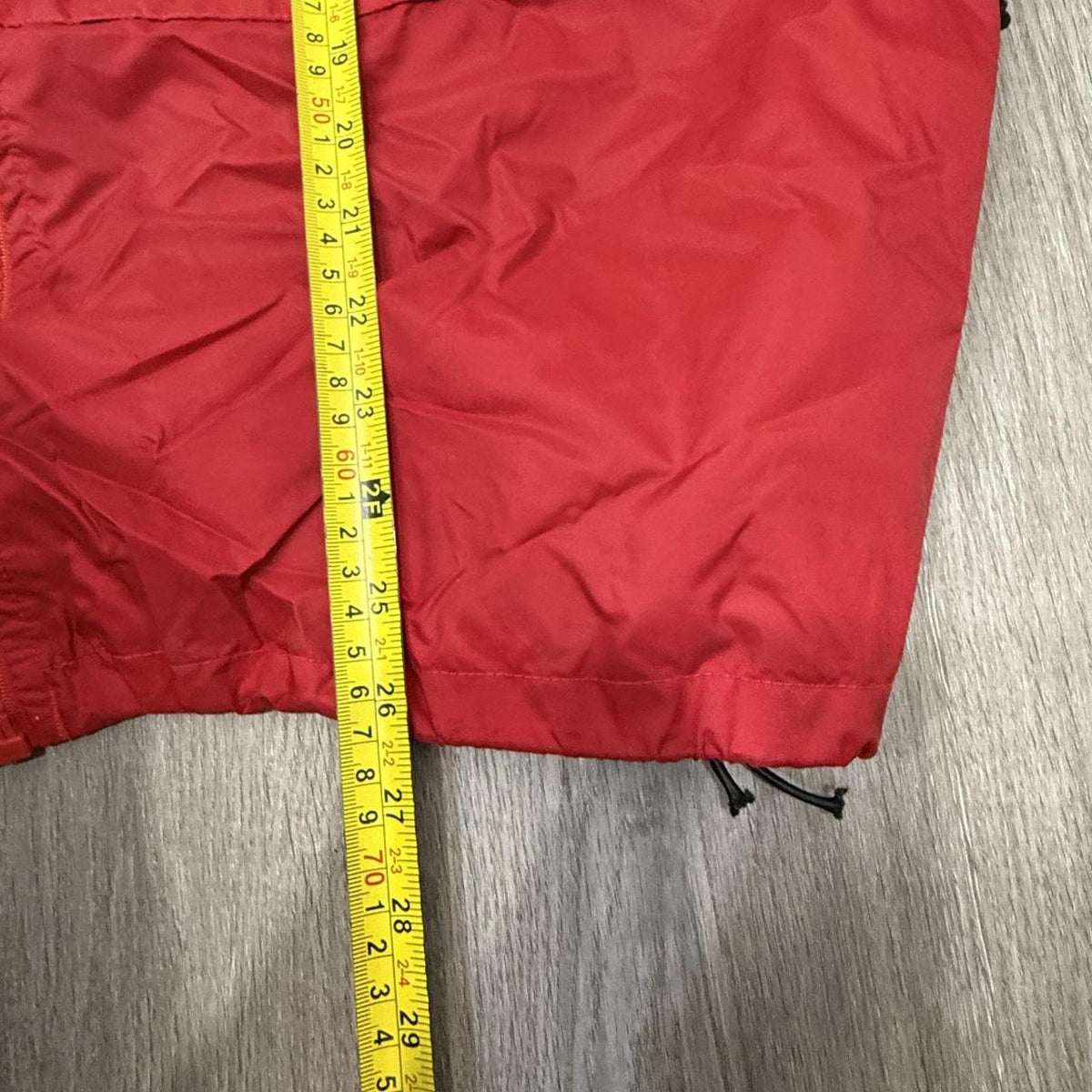 Vintage 90s Columbia Red Black Colorblock Boxy Windbreaker Jacket