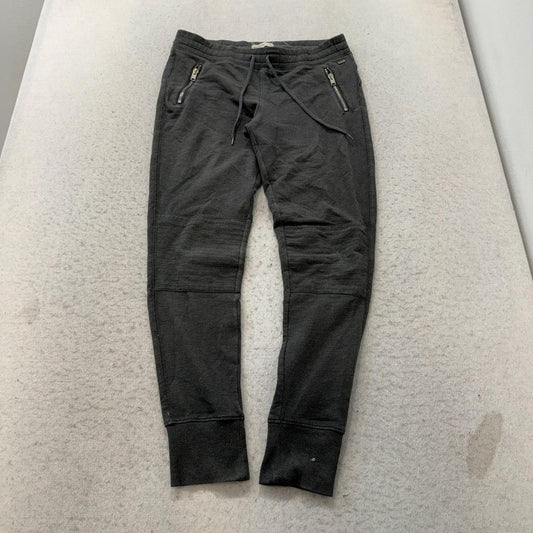 Vintage Y2K 2000's Women's Hollister Charcoal Grey Baggy Track Pants
