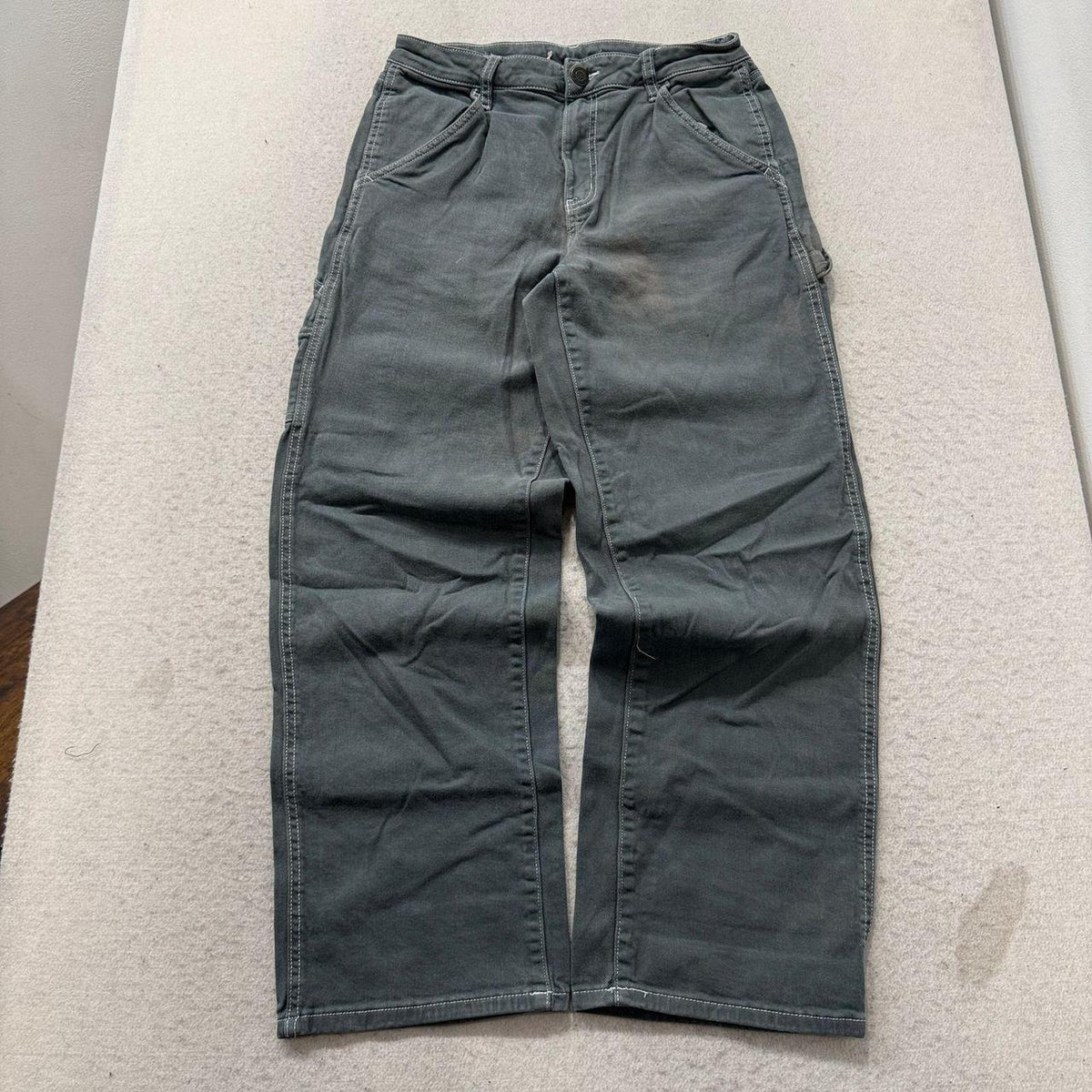 Vintage Y2K 2000's Grey Baggy Carpenter Work Pants