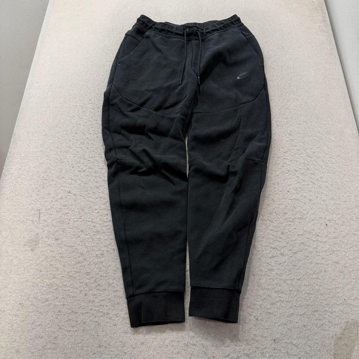 Vintage Y2K 2000's Nike Black Baggy Fleece Track Pants