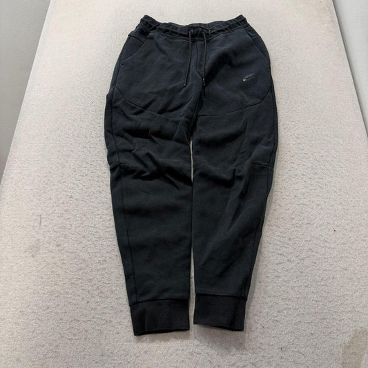 Vintage Y2K 2000's Nike Black Baggy Fleece Track Pants