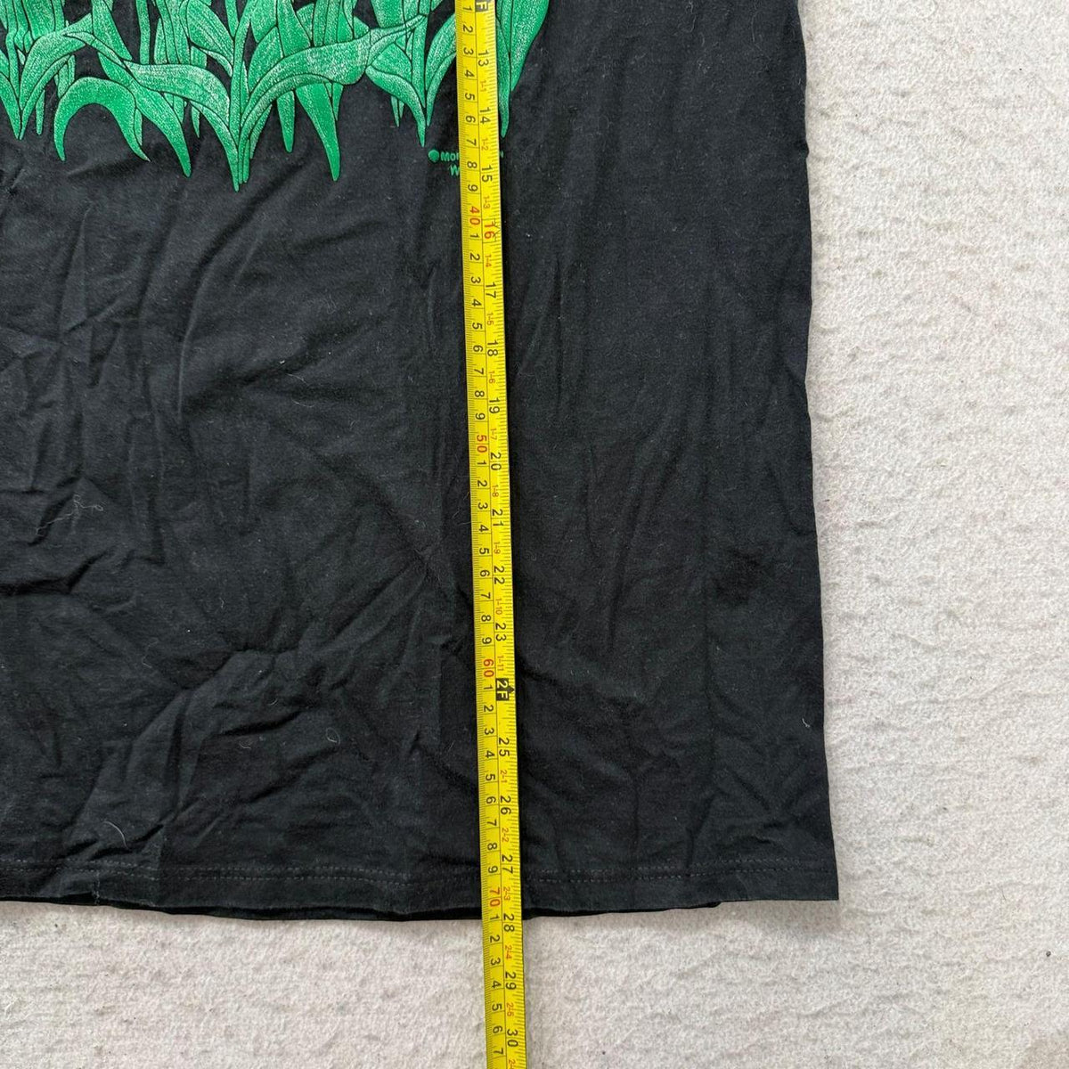 Vintage 90s Morning Sun Black Boxy Graphic Polo Tee