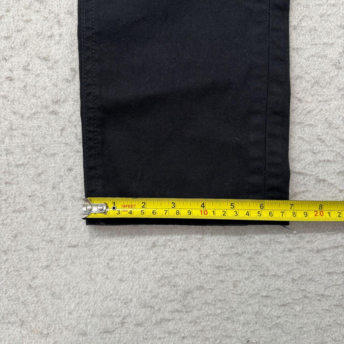 Vintage Y2K 2000's Black Open Leg Dark Wash Jeans