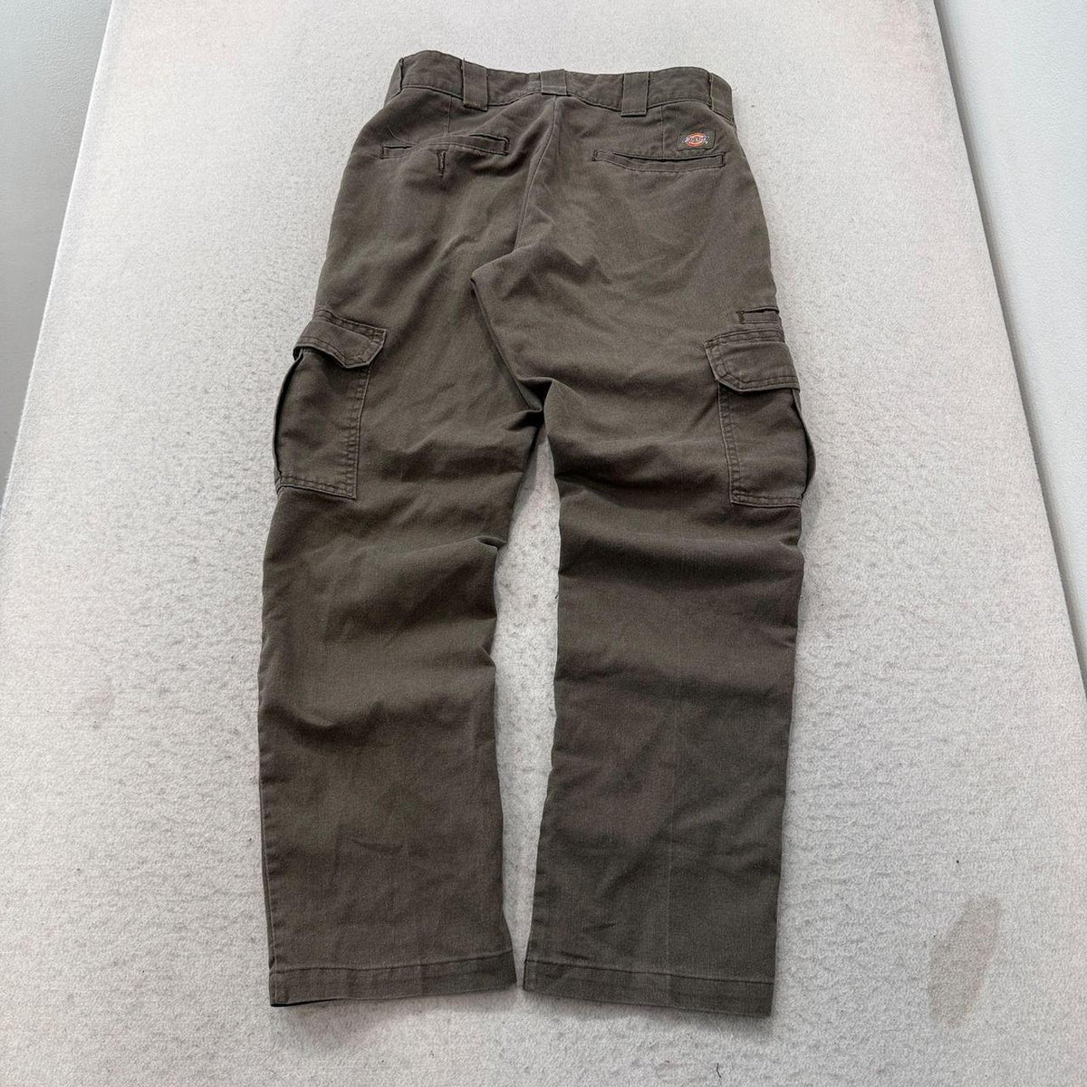 Vintage Y2K 2000's Dickies Olive Baggy Faded Cargo Pants