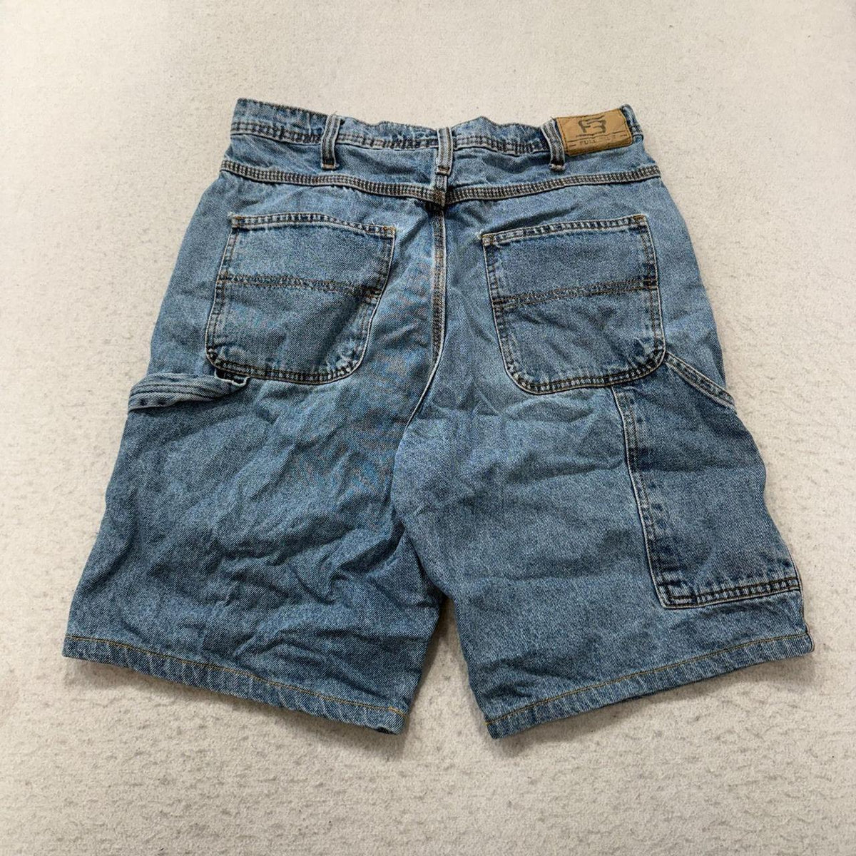 Vintage 90s Baggy Faded Denim Shorts